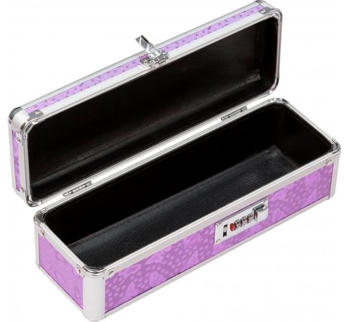 Кейс для зберігання секс-іграшок Powerbullet - Lockable Vibrator Case з кодовим замком Фіолетовий