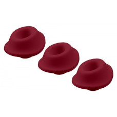 Сменные насадки Womanizer Premium, Classic, Liberty, Starlet - S, Бордовые, 3 шт