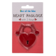 Металлический замок с двумя ключиками OOTB Heart Padlock, 6 см