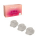 Змінні насадки Womanizer Premium, Classic, Liberty, Starlet - L, Сірі, 3 шт