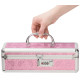 Кейс для хранения секс-игрушек Powerbullet - Lockable Vibrator Case с кодовым замком Розовый