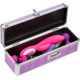 Кейс для хранения секс-игрушек Powerbullet - Lockable Vibrator Case с кодовым замком Фиолетовый