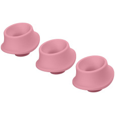 Змінні насадки Womanizer Premium, Classic, Liberty, Starlet - L, Рожеві, 3 шт