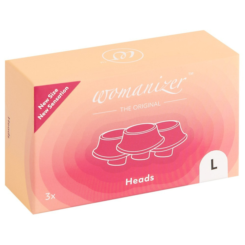 Сменные насадки Womanizer Premium, Classic, Liberty, Starlet - L, Белые, 3 шт