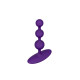 Анальные бусы Romp Amp Dark Purple, силикон, макс. диаметр 2,6 см