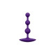 Анальные бусы Romp Amp Dark Purple, силикон, макс. диаметр 2,6 см
