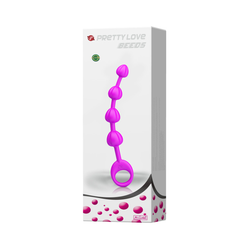 Анальний стимулятор Pretty Love Beeds Purple