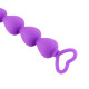 Анальний ланцюжок B - Series HeavyFun Anal Beads Heart Purple