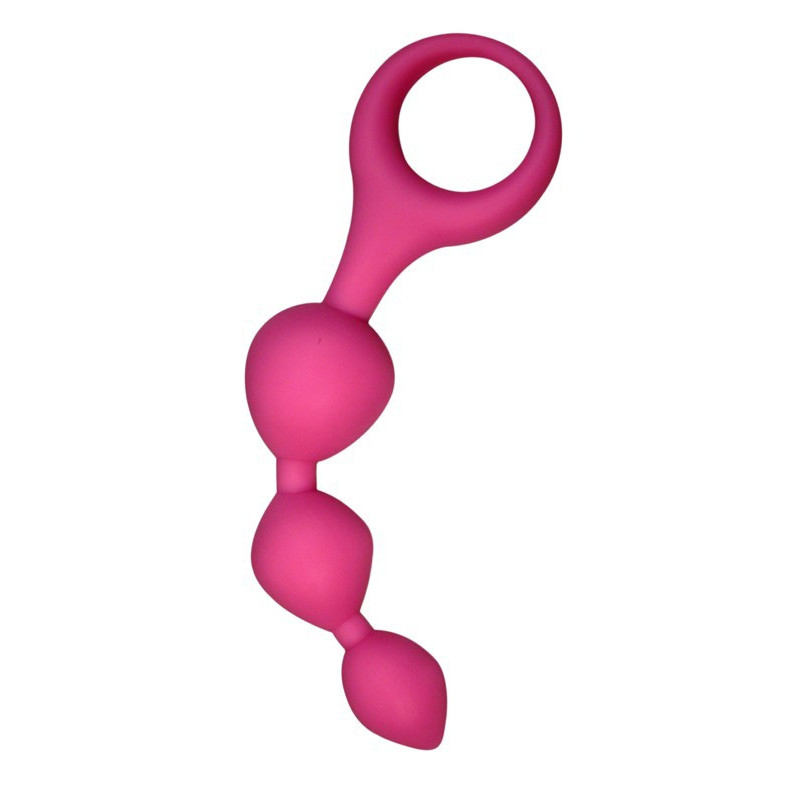 Анальные шарики Adrien Lastic Triball Pink