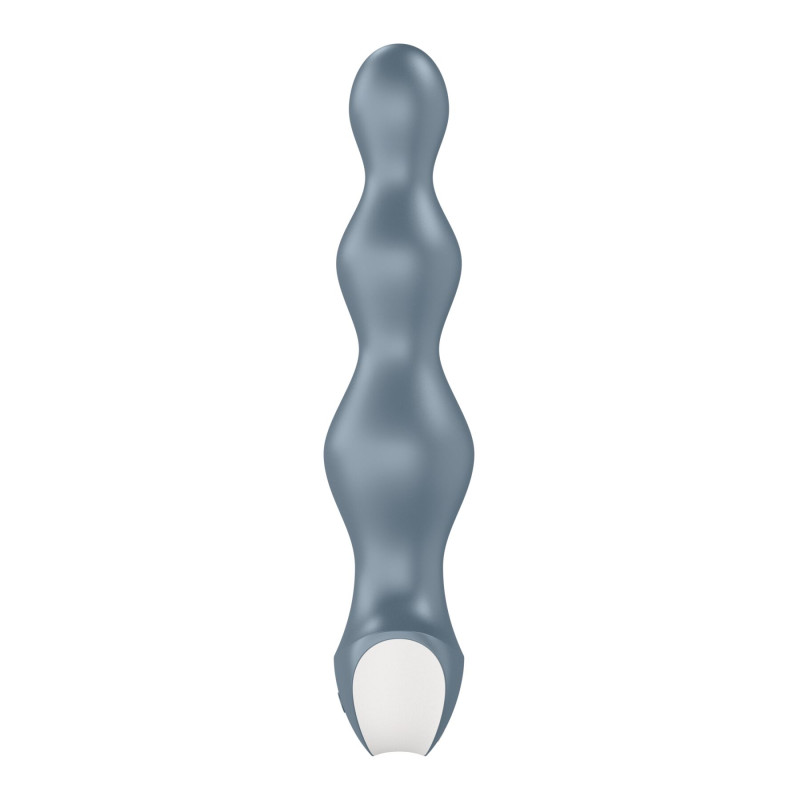Анальний стимулятор-намистини з двома моторами Satisfyer Lolli-Plug 2 (ice blue)