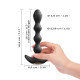 Анальный вибратор-ожерелье Dorcel FLEXI BALLS, гибкий ствол, пульт ДУ