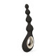 Анальные бусы с вибрацией LELO Soraya Beads Black, разный диаметр бусин, 8 режимов