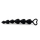Анальний ланцюжок B - Series HeavyFun Anal Beads Heart Black