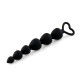 Анальний ланцюжок B - Series HeavyFun Anal Beads Heart Black