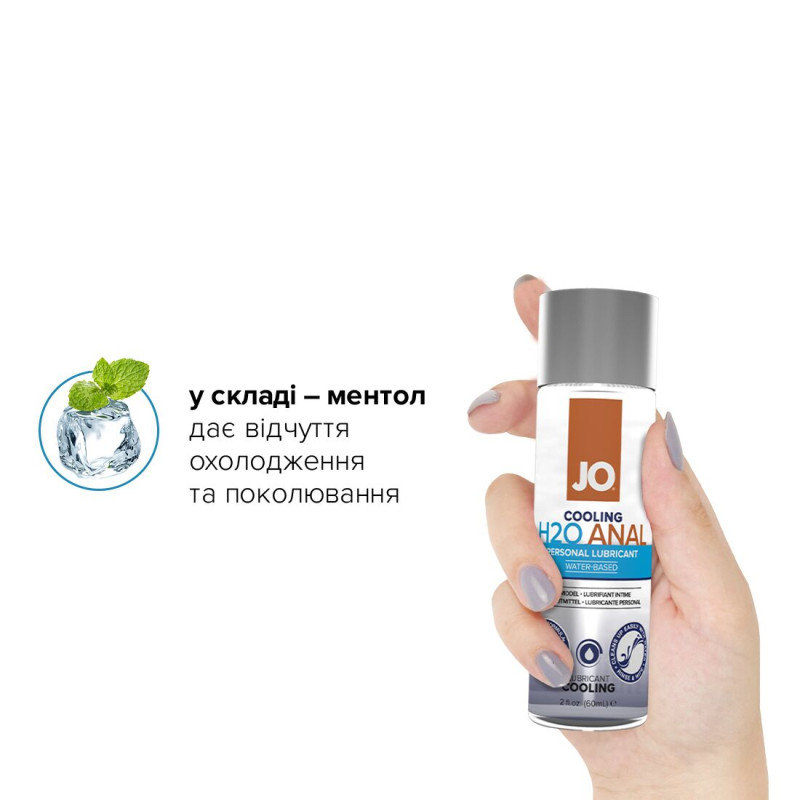 Лубрикант на водной основе System JO ANAL H2O COOLING 60 мл