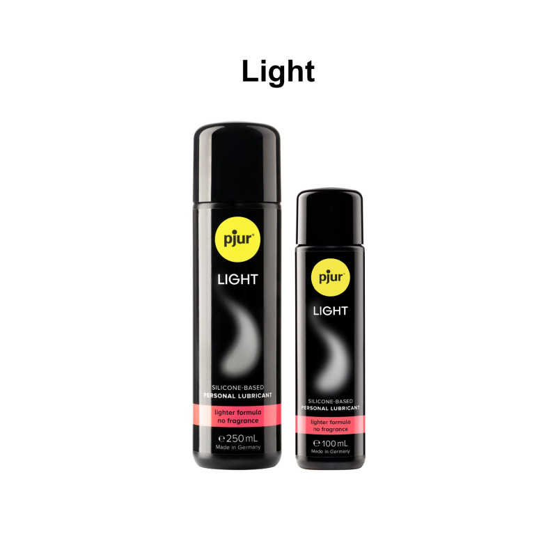 Силіконова змазка pjur Light 250 мл найрідкіша, 2в1 для сексу та масажу