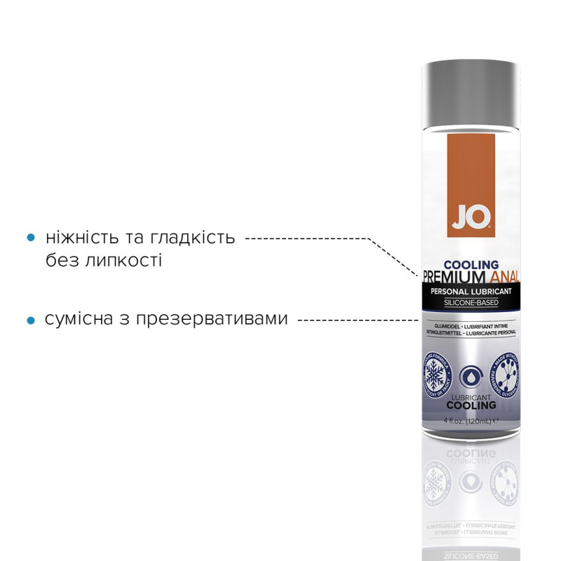 Лубрикант на силиконовой основе System JO ANAL PREMIUM COOLING 120 мл