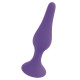 Анальна пробка B - Series HeavyFun Silicone Plug XL Purple