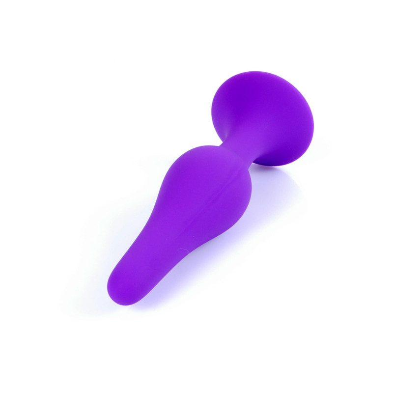 Анальна пробка B - Series HeavyFun Silicone Plug XL Purple