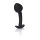 Анальна пробка B - Series HeavyFun Curved Silicone Black Plug L