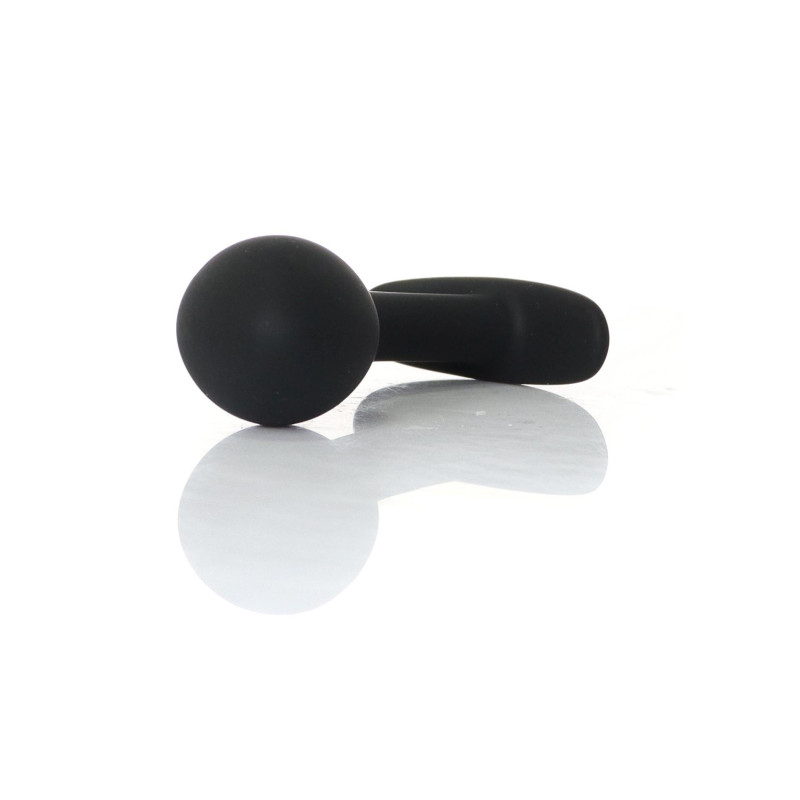 Анальная пробка B - Series HeavyFun Curved Silicone Black Plug M