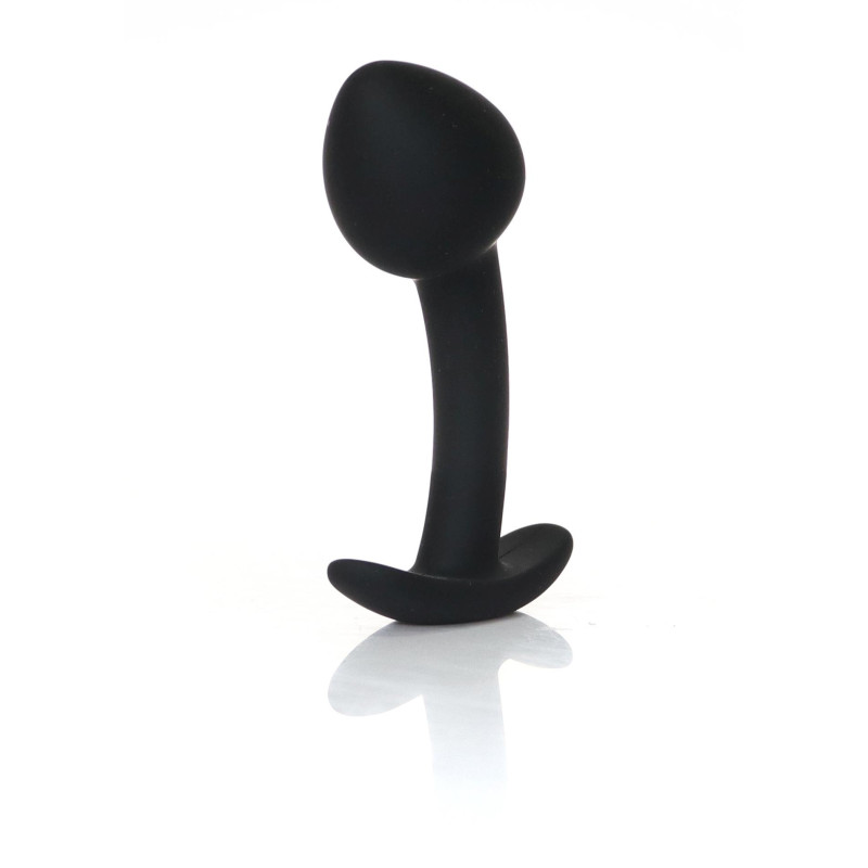 Анальная пробка B - Series HeavyFun Curved Silicone Black Plug M