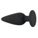 Анальна пробка Black Velvets Heavy Plug Medium Чорна