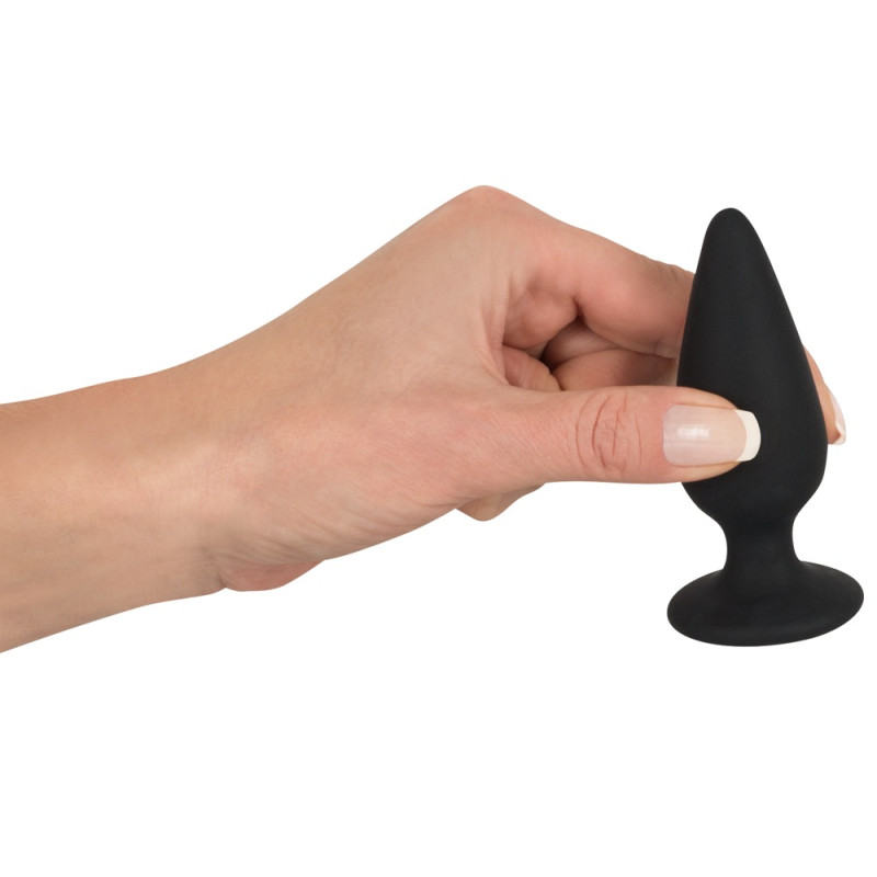Анальна пробка Black Velvets Heavy Plug Medium Чорна
