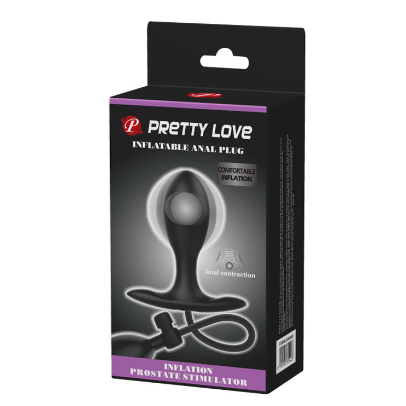 Анальна пробка Pretty Love Inflatable Anal Plug Black