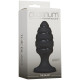 Анальний плаг із спіральним каналом Doc Johnson Platinum Premium Silicone - The Blast Чорний