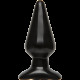 Анальная пробка Doc Johnson Smooth Classic Large - Black, макс. диаметр 5,7см