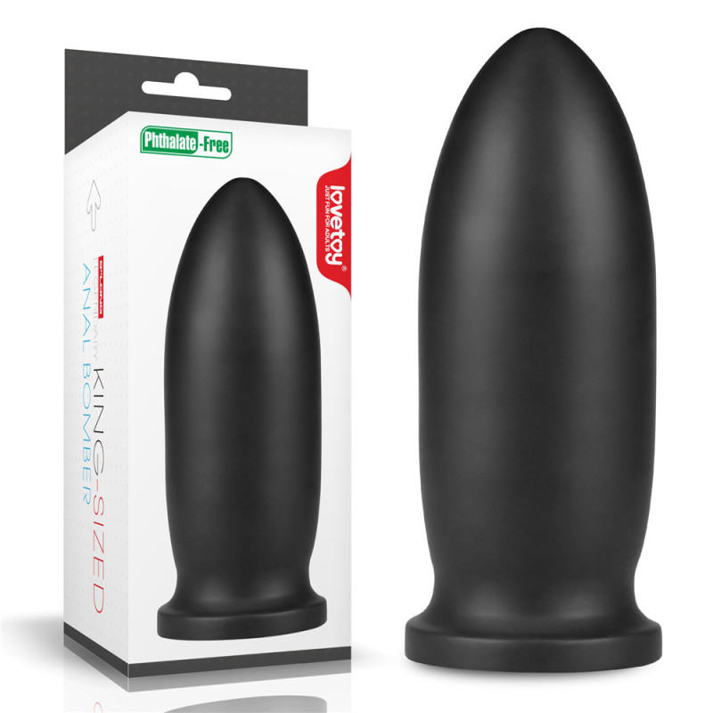 Анальна пробка LoveToy King Sized Anal Bomber 9 Чорна
