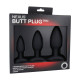 Набор анальных пробок Nexus Butt Plug Trio