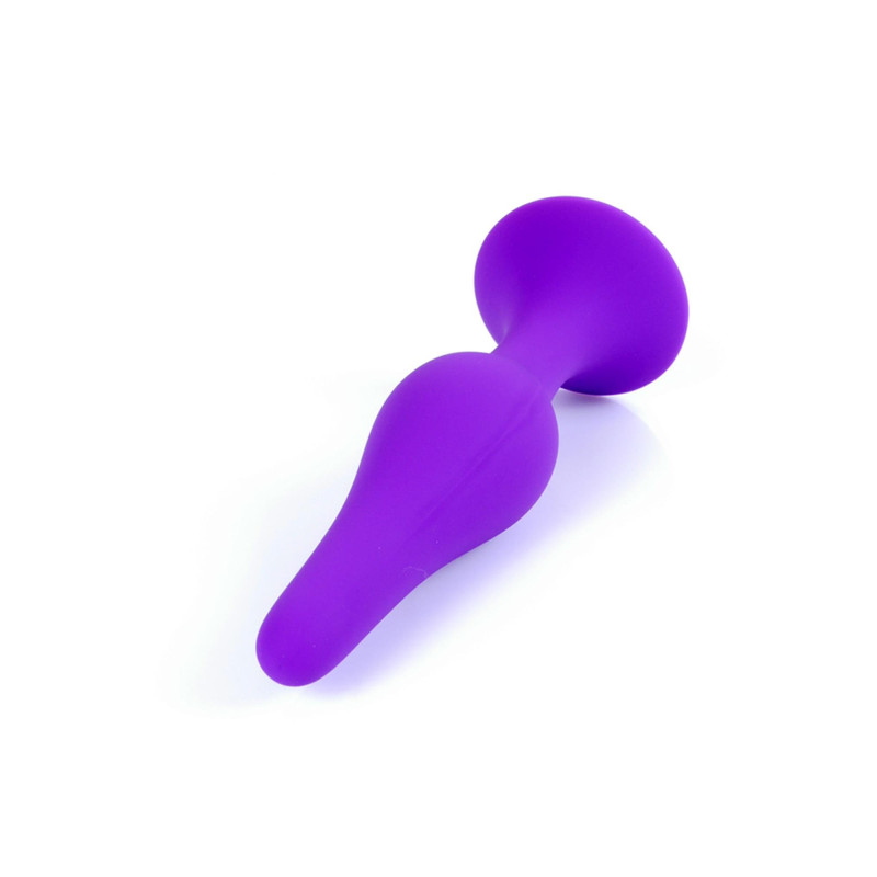 Анальна пробка B - Series HeavyFun Silicone Plug L Purple