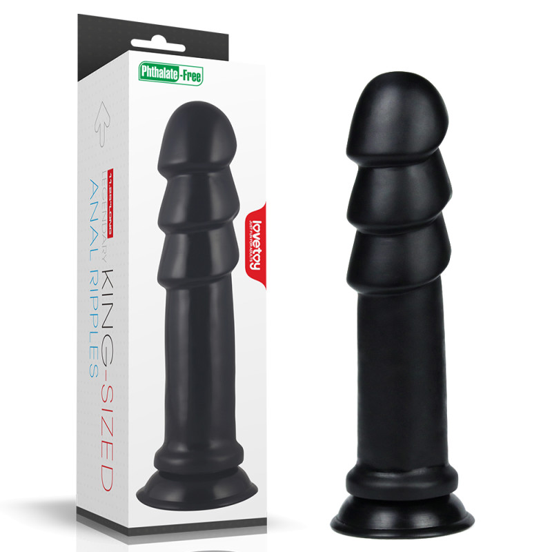Анальна пробка LoveToy King-Sized Anal Ripples 11.25"