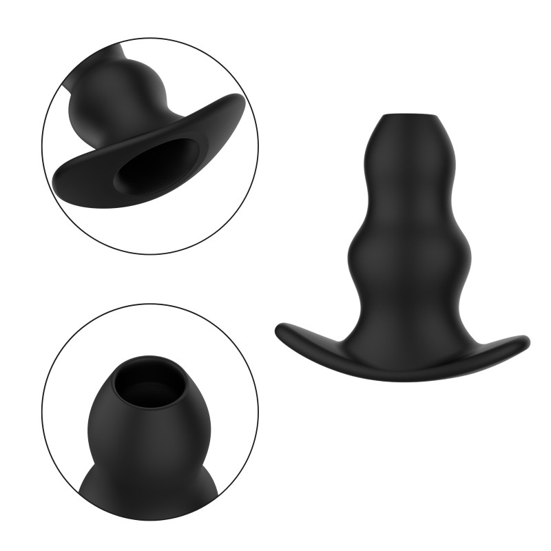 Анальна пробка Erospace Wild Play Hollow Anal Plug C1