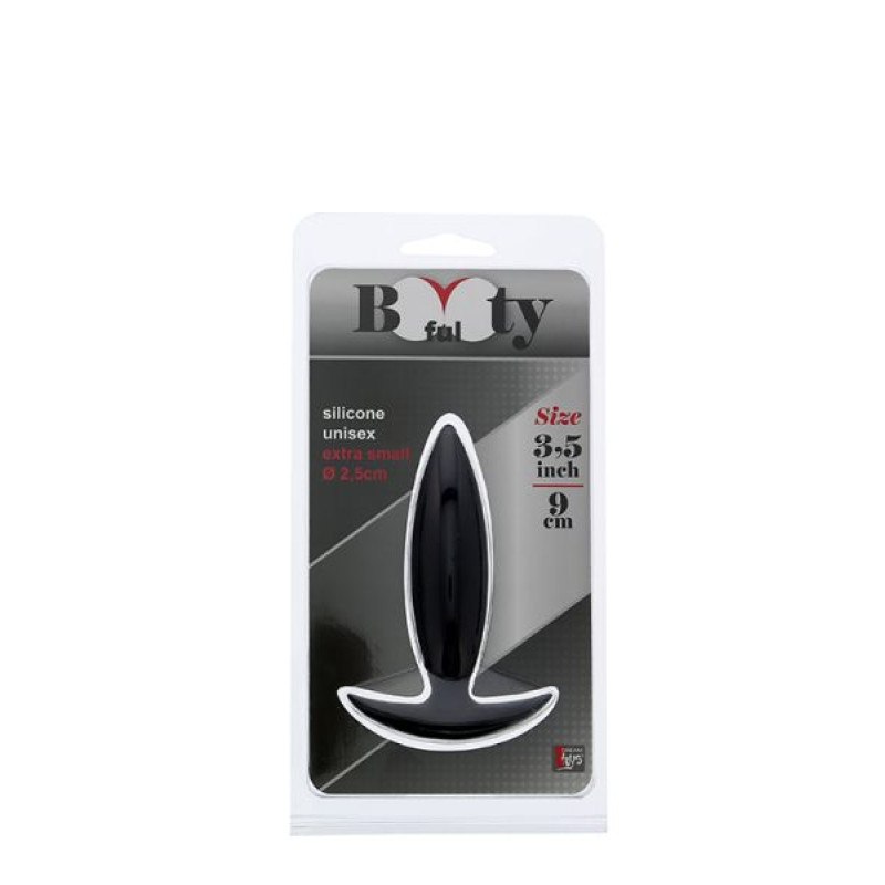 Анальна пробка Dreamtoys Bootyful Xtra Small 3.5Inch Чорна