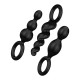 Набор анальных пробок Satisfyer Plugs black 3 шт