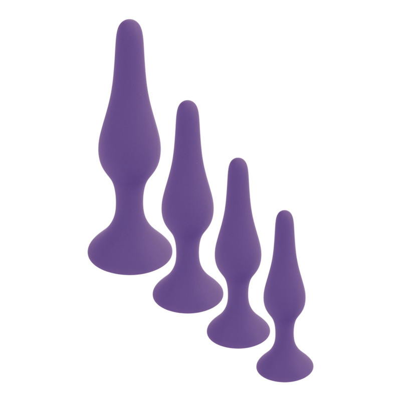 Анальна пробка B - Series HeavyFun Silicone Plug M Purple