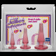 Набор анальных пробок Doc Johnson Crystal Jellies Anal Initiation Kit Розовый