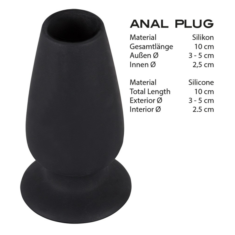 Анальная пробка You2Toys Lust Tunnel Черная M