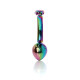 Анальна пробка B - Series HeavyFun Curved Jewellery Multicolour Plug L