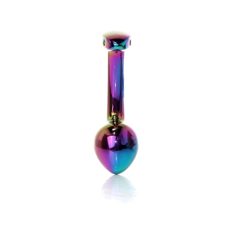 Анальная пробка B - Series HeavyFun Curved Jewellery Multicolour Plug M