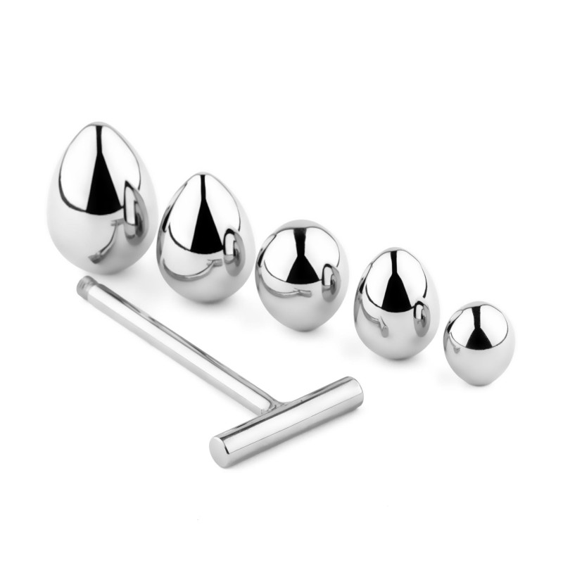 Анальная пробка с сменными элементами B - Series HeavyFun Jewellery Metal Anal Plug No. 3