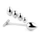 Анальная пробка с сменными элементами B - Series HeavyFun Jewellery Metal Anal Plug No. 3