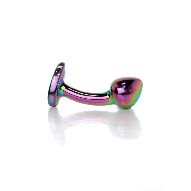 Анальна пробка B - Series HeavyFun Curved Jewellery Multicolour Plug S