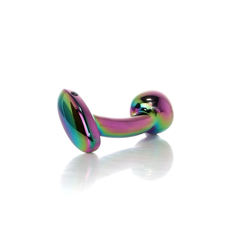 Анальна пробка B - Series HeavyFun Curved Jewellery Multicolour Plug S