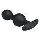 Анальна пробка Pretty Love silicone Anal balls Чорна BI0395