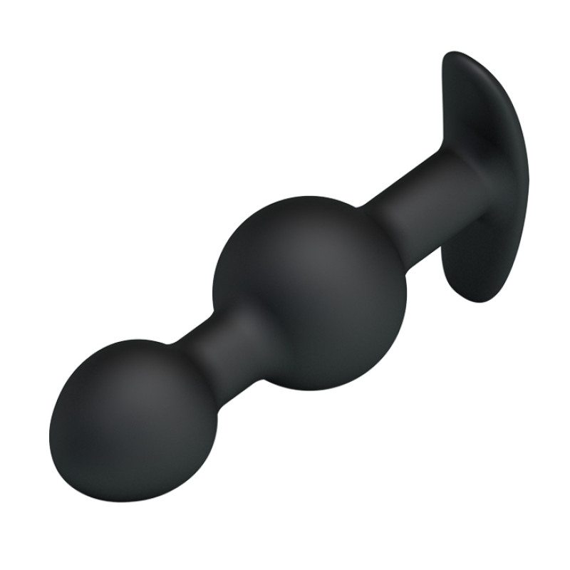 Анальна пробка Pretty Love silicone Anal balls Чорна BI0395