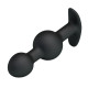 Анальна пробка Pretty Love silicone Anal balls Чорна BI0395